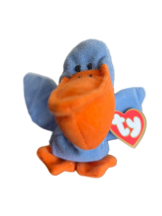 Ty Other - 1999 Ty Teenie Beanie Babies Scoop Pelican Plush - 1999 McDonald’s Collab